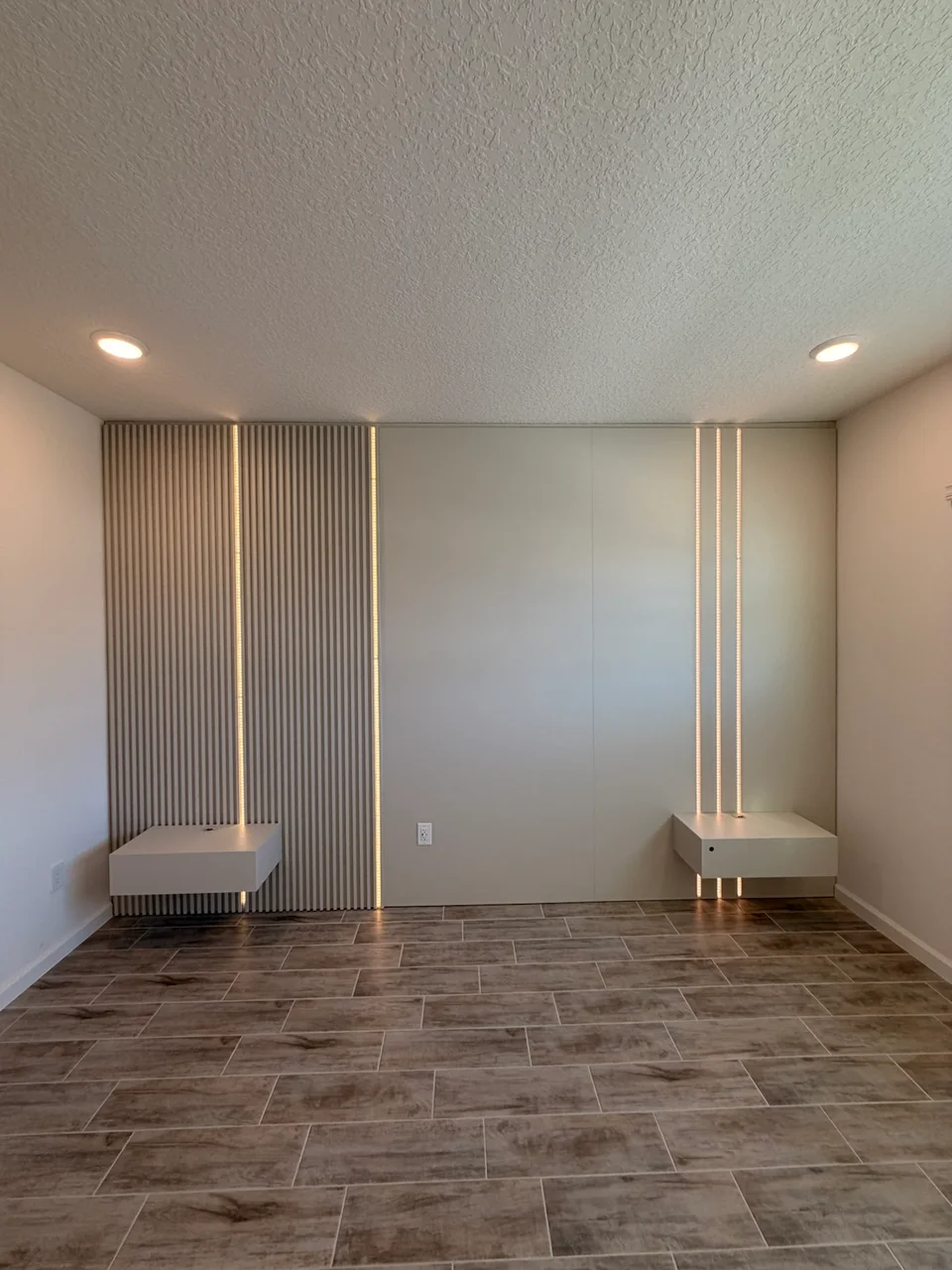 Illuminated Bedroom Wall