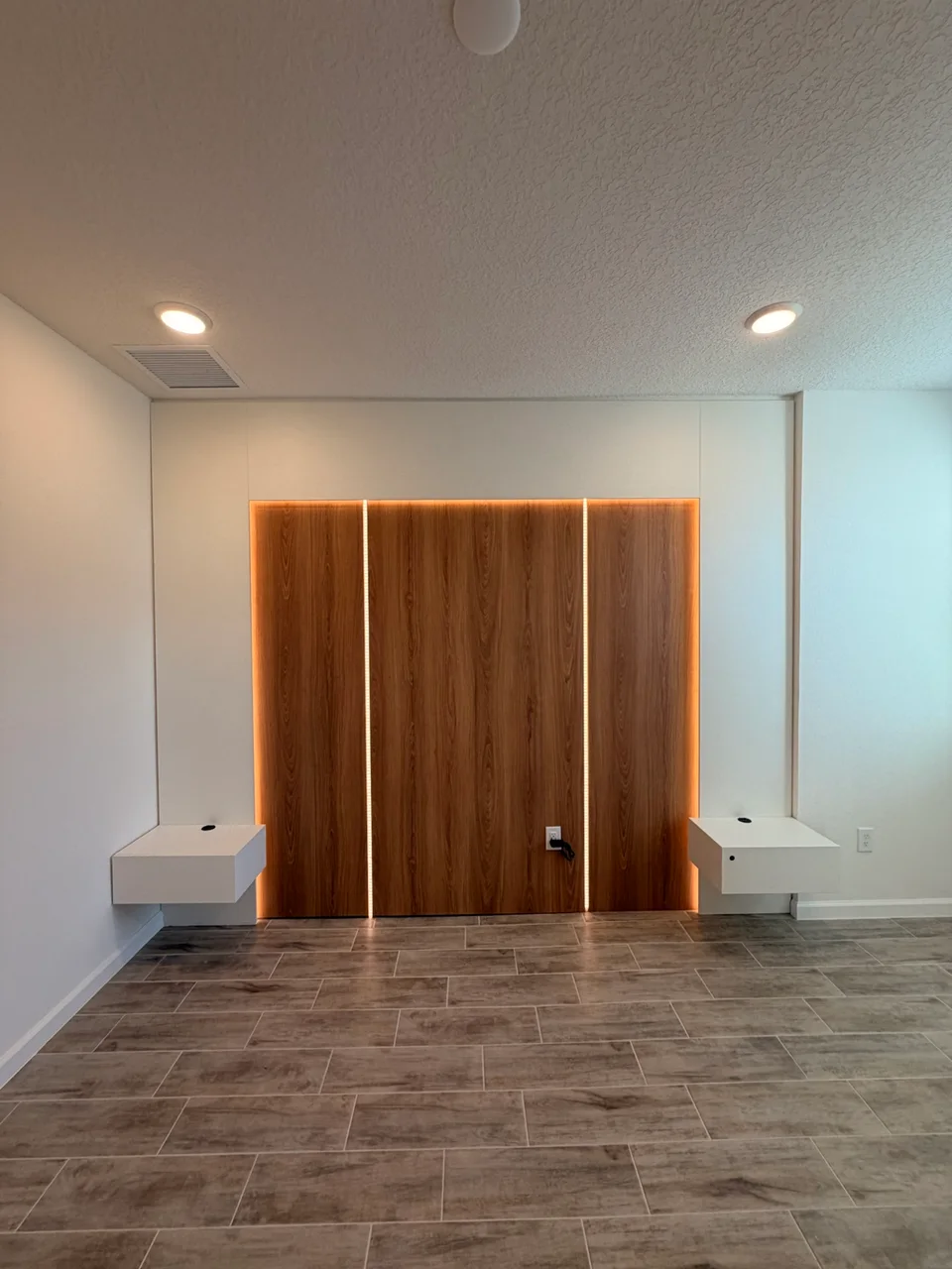 Panel Headboard Lighting