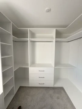 White Custom Closet